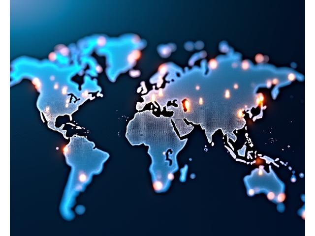 Illustration of a global network of interconnected professional profiles, indicating widespread executive reach.