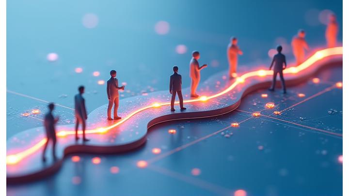 Diagram illustrating Maple Hearth Resourcing's strategic 4-step talent acquisition process, showing transformation from challenge to successful placement.